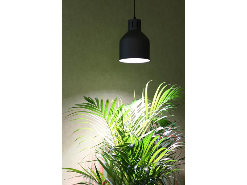 Venso Solutions Lampenschirm Saga E27, Hellgrau Schirm für LED-Pflanzenlampen