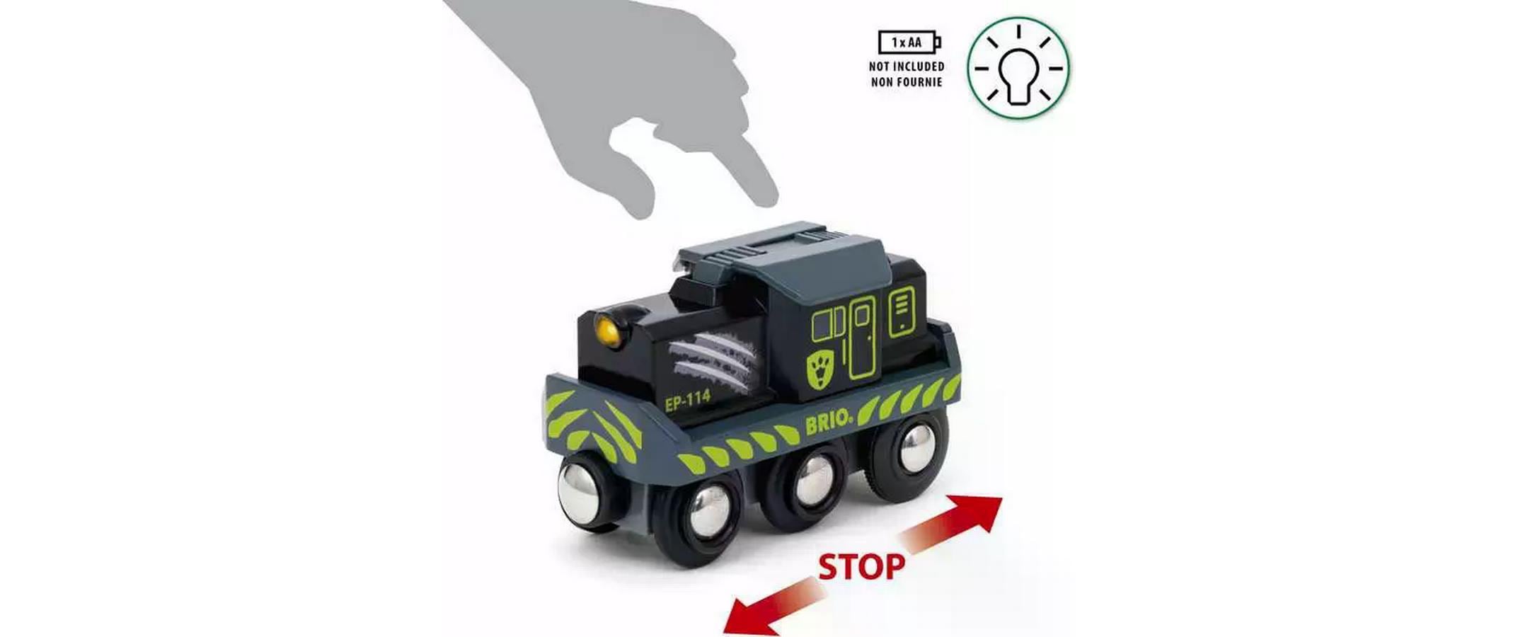 BRIO World Dinosaur Battery TrainBatteriebetriebener Dinosaurier-Zug