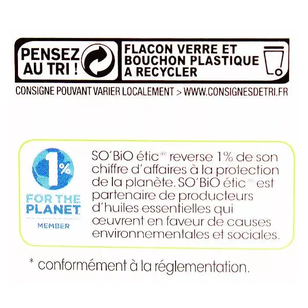 Óleo Essencial de Niaouli Orgânico So'Bio Étic Aroma 15ml
