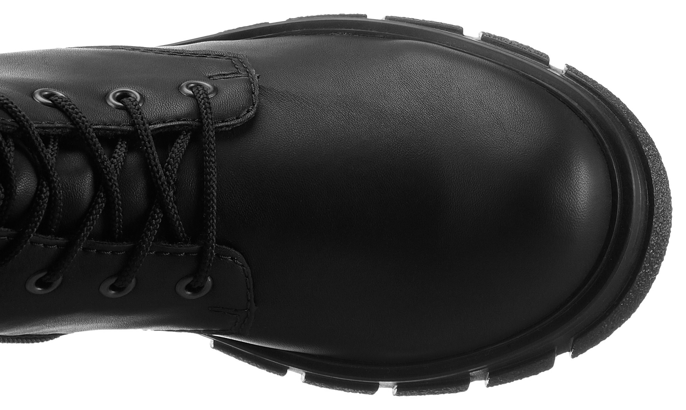 Rieker Schnürboots  mit kräftiger Profilsohle