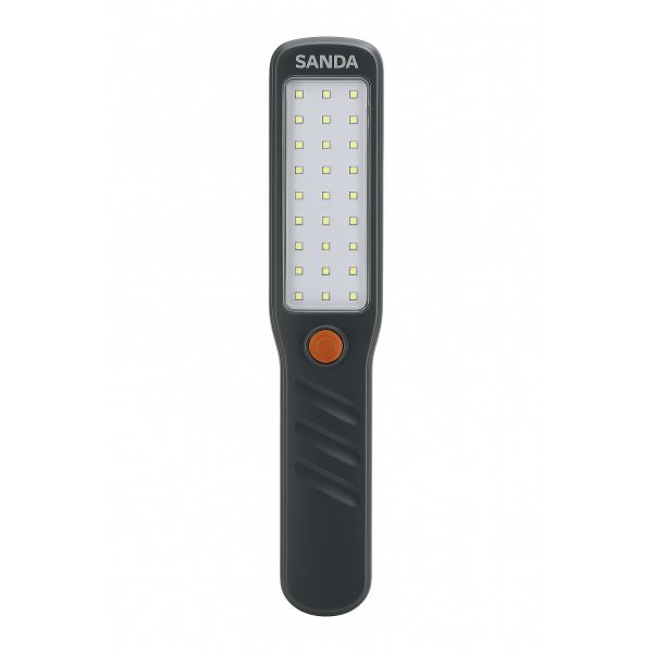 Sanda Lanterna led Mecânico Recarregável Sd-5719 Preto