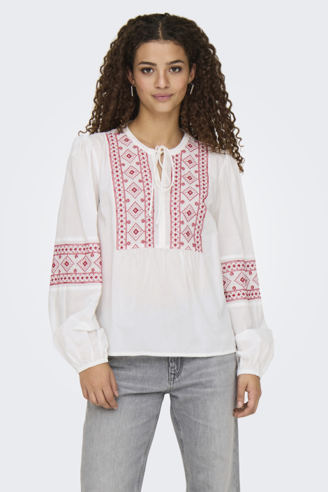 Jacqueline de Yong witte dames blouse