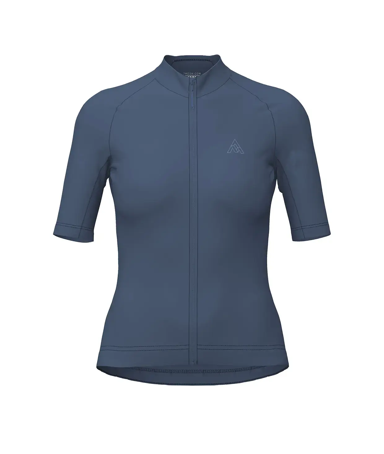 7mesh Atlas Fietsshirt Korte Mouwen Blauw Dames