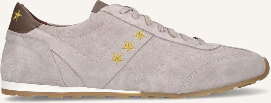 Pantofola d'Oro Terra leren sneakers lichtgrijs