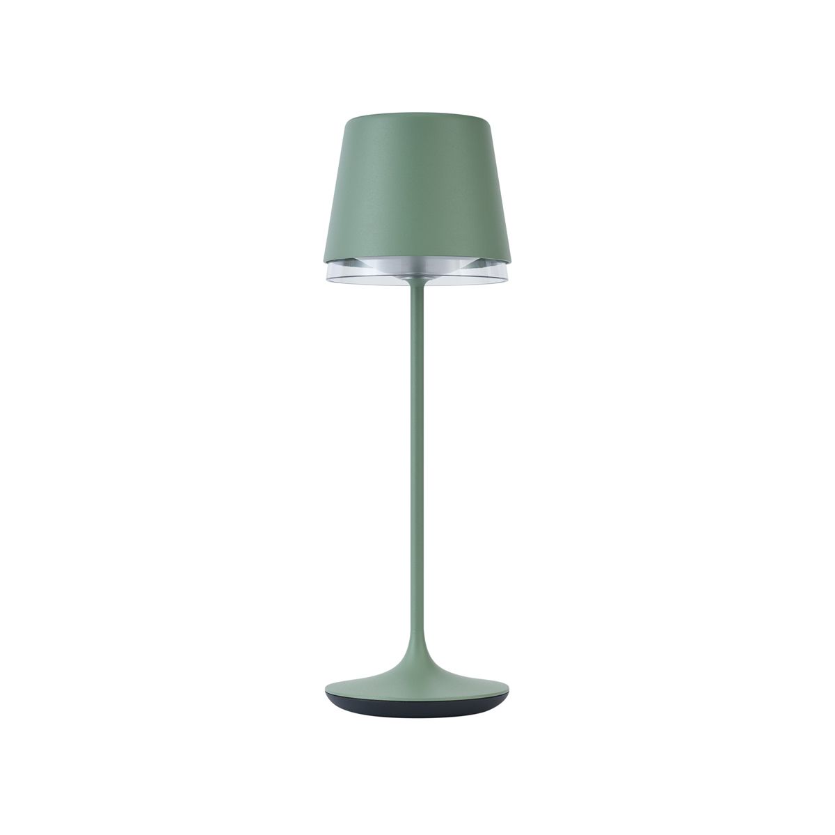 Tafellamp groen incl. LED IP65 oplaadbaar met laadstation - Bass