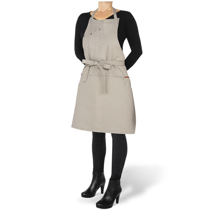 DutchDeluxes 5 Pocket Slim Fit Apron Grey-Green Grå
