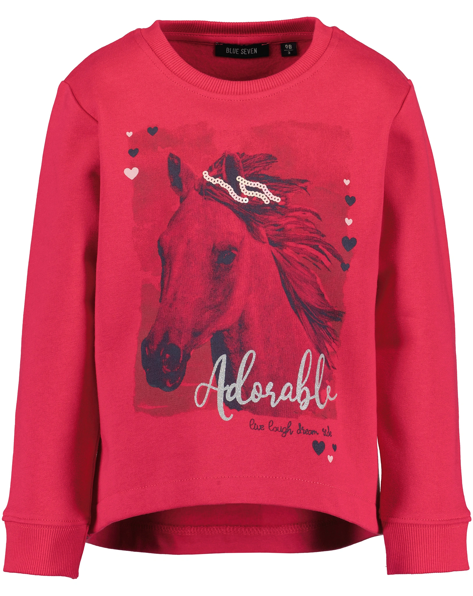 Sweatshirt ADORABLE in magenta