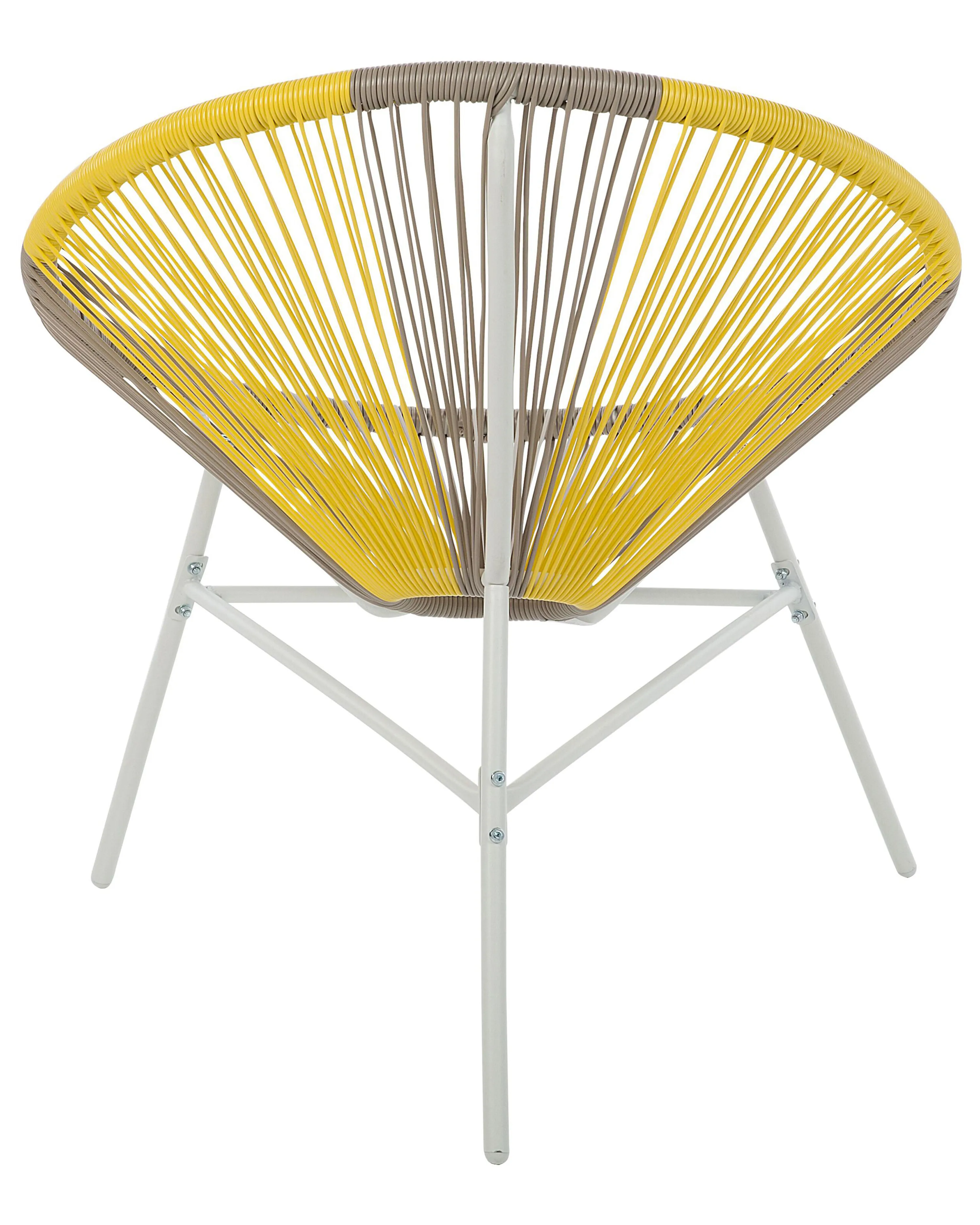 Set van 2 tuinstoelen ACAPULCO PE rotan Taupe