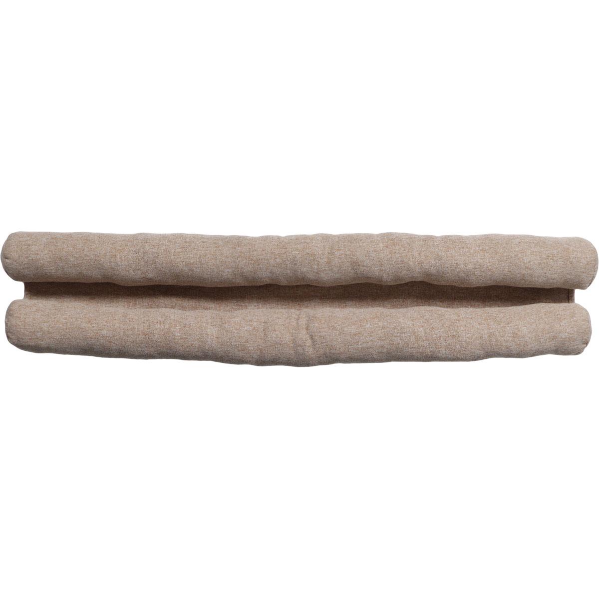 BOUDIN PORTE DOUBLE BOURRELET 80CM EFFET LIN BEIGE
