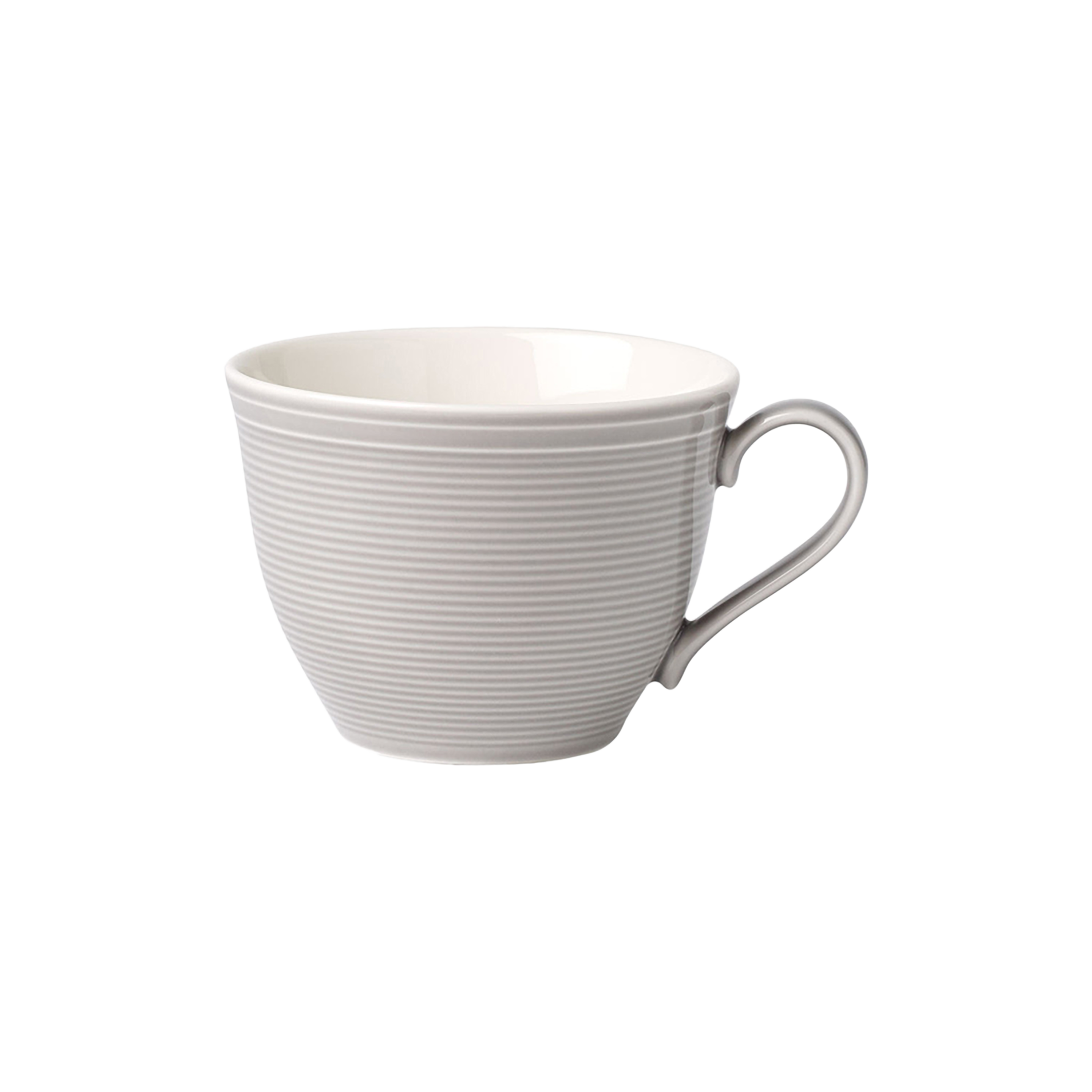 Color Loop Coffee cup Grey, 6.1 oz, Premium Porcelain