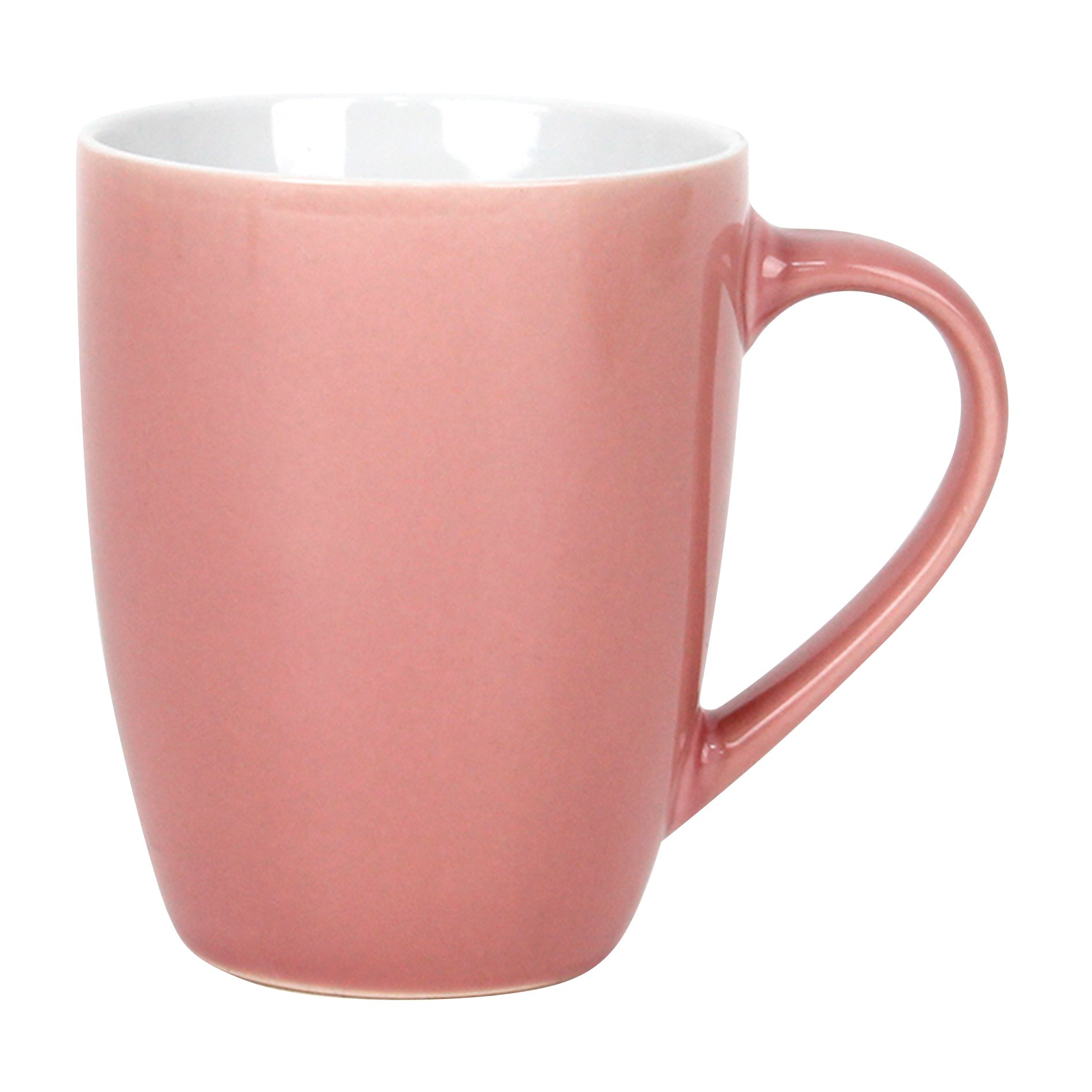 Kaffeebecher - pink - Steingut