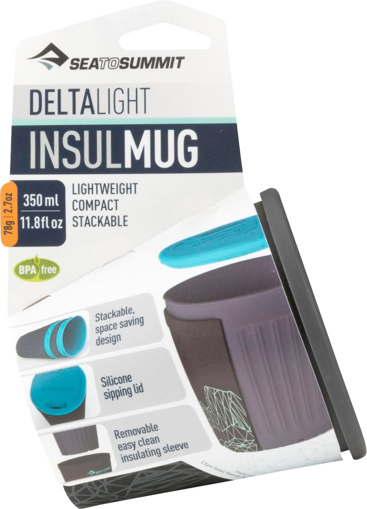 Sea to Summit Delta Light Insul Mug Becher 350 ml Grau