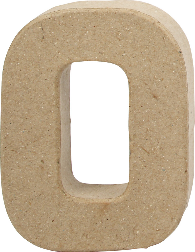 Bogstav - O - H 10 CM - B 7,8 CM - Tykkelse 1,7 CM - 1 Stk