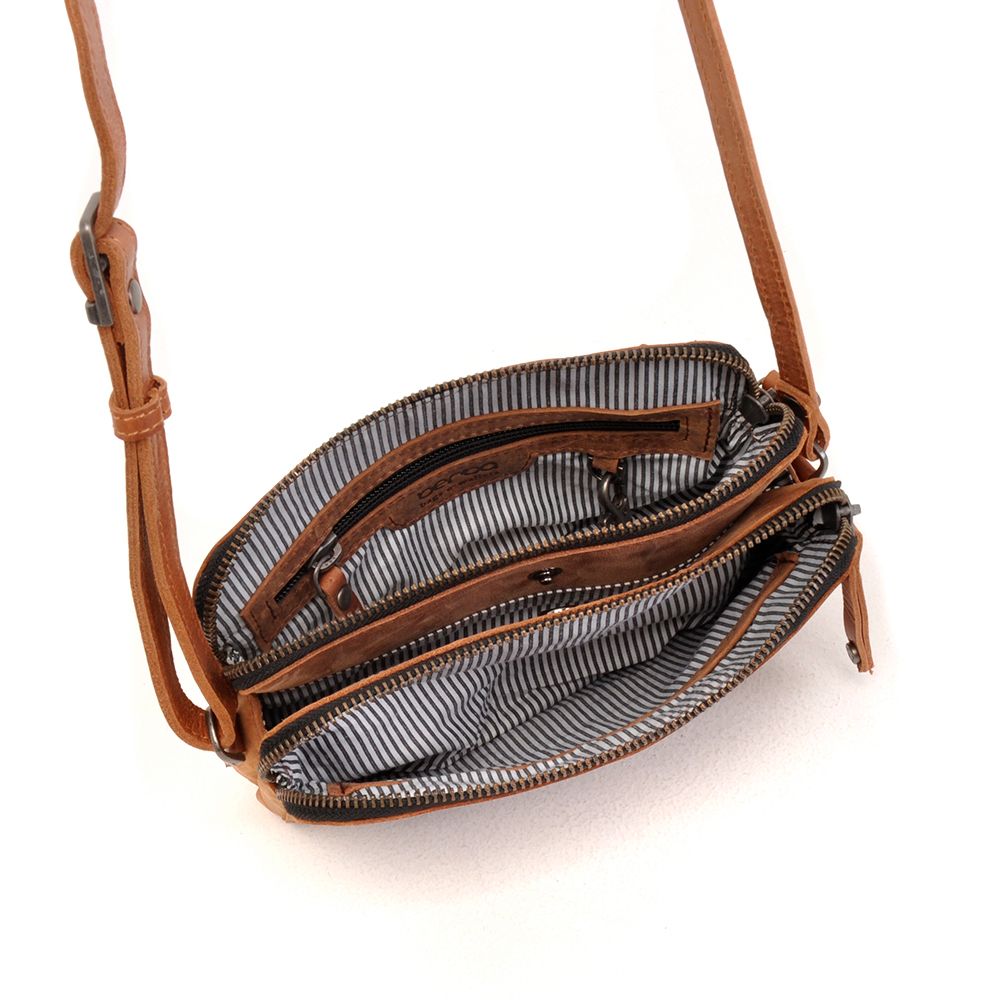 Berba Barbarossa Crossbody Tas Coffee