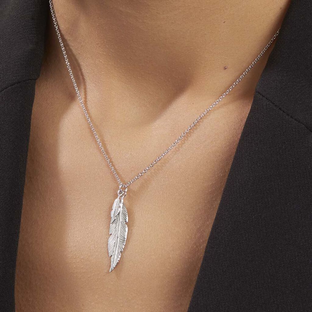 Collier Violka Argent Blanc