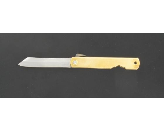 Higonokami - KDB 90 Sandwich - Manche en Laiton