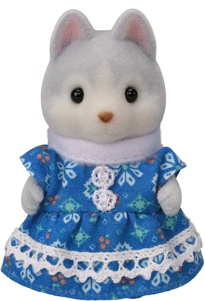 LES FRERES ET SŒURS HUSKY ET LEUR TANDEM - SYLVANIAN FAMILLES