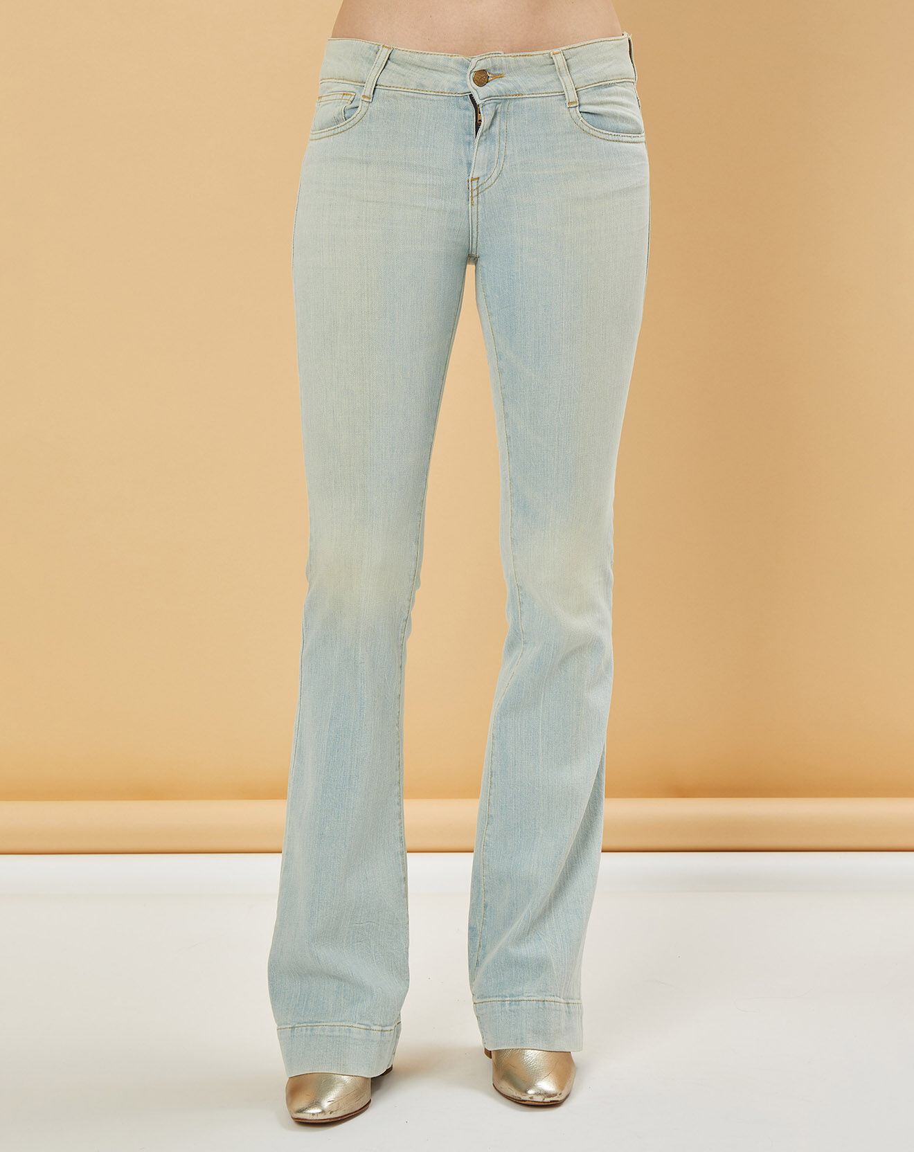 Acquaverde Jean flare Adriana bleu