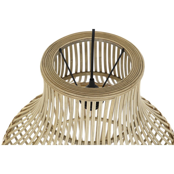 Suspension marron clair rotin 50 w (45 x 45 x 48 cm)