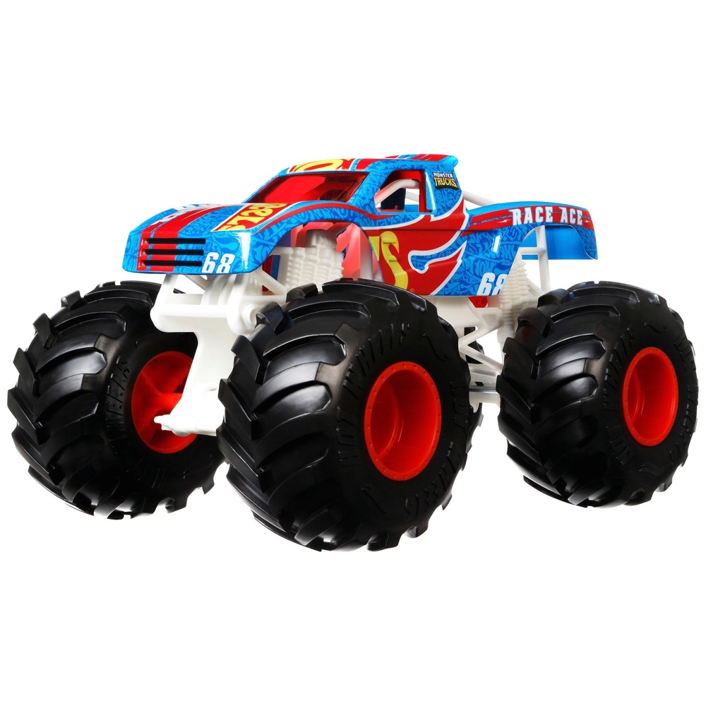 Hot Wheels Monster Trucks im Maßstab 1:24 – Race Ace Die-Cast-Spielzeugfahrzeug