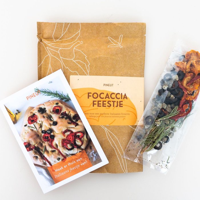 Bakmix Borrelbrood | Focaccia Feestje
