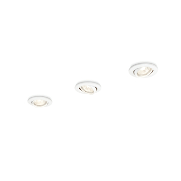 Philips inbouwspot enif recessed 3x50W wit