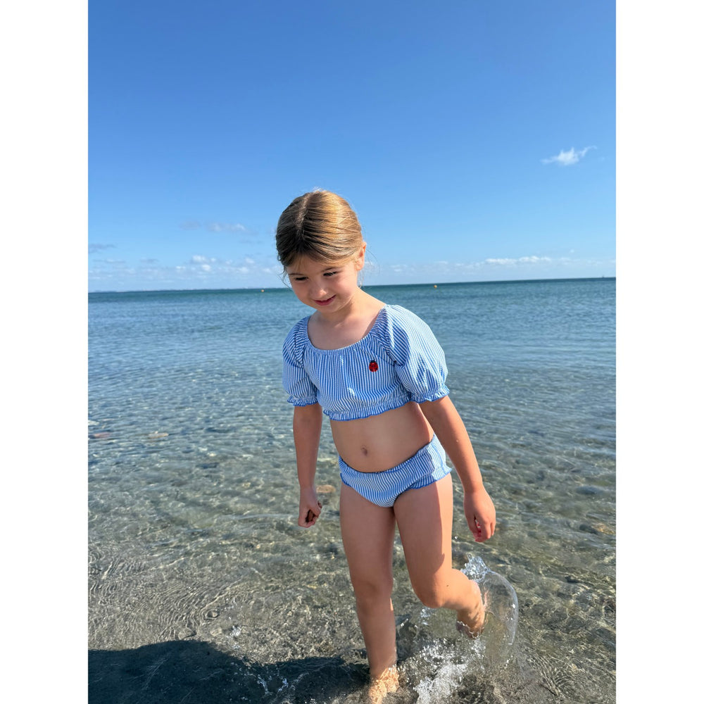 Køb Vanilla COPENHAGEN Blue Ladybug Bikini Seersucker