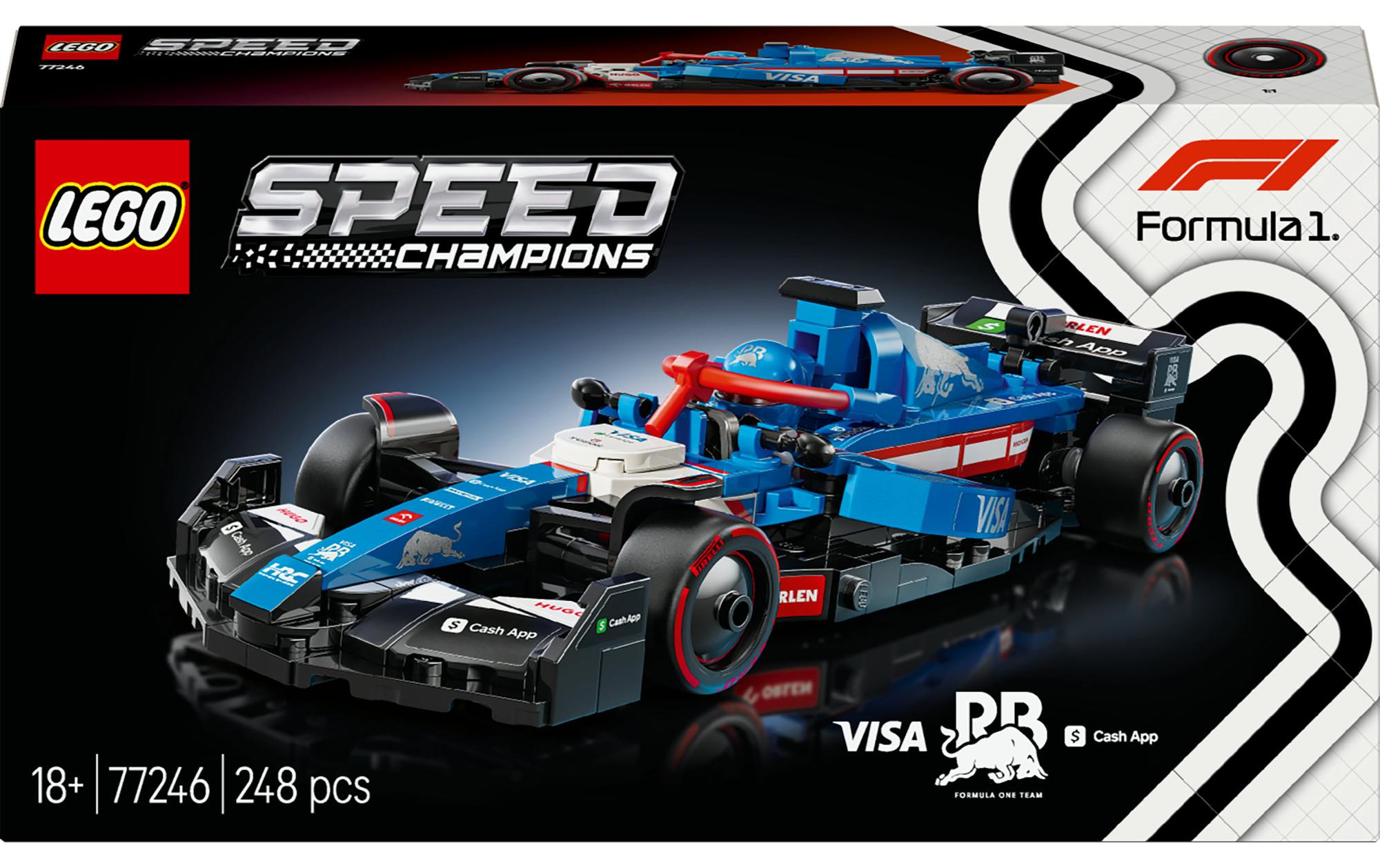Speed Champions Visa Cash App RB VCARB 01 F1 Rennauto 77246Lego-Rennwagen