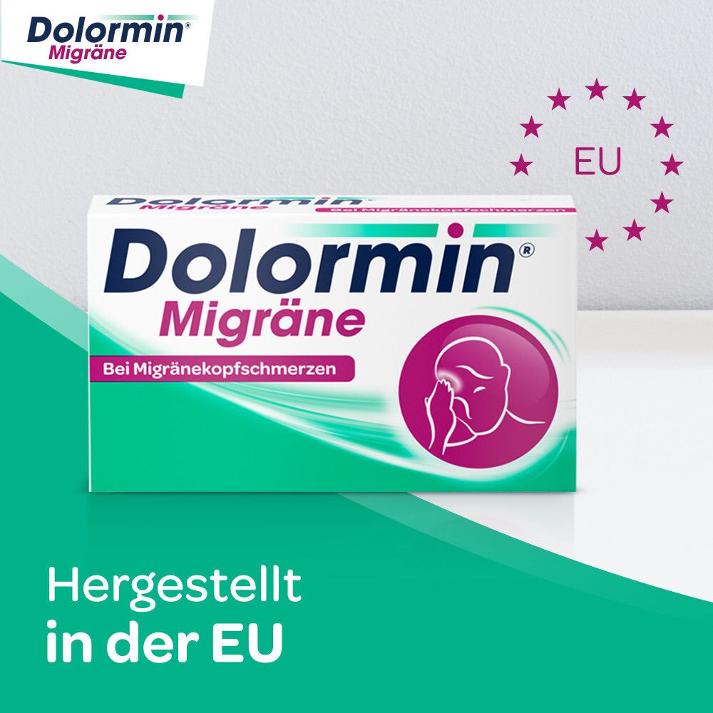 Dolormin Migräne 400 mg Ibuprofen bei Migränekopfschmerzen