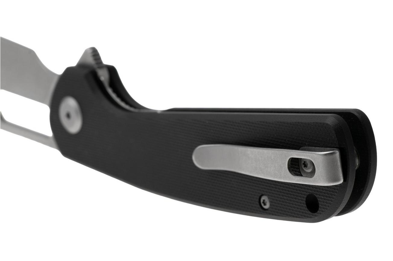 Eutektik Trinity TRI-BSW-R Stonewashed 14C28N, Black G10, zakmes