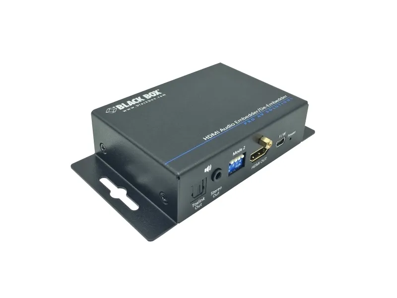 Black Box Audio Embedder/De-embedder - HDMI - Audioindlejrer/afindlejrer