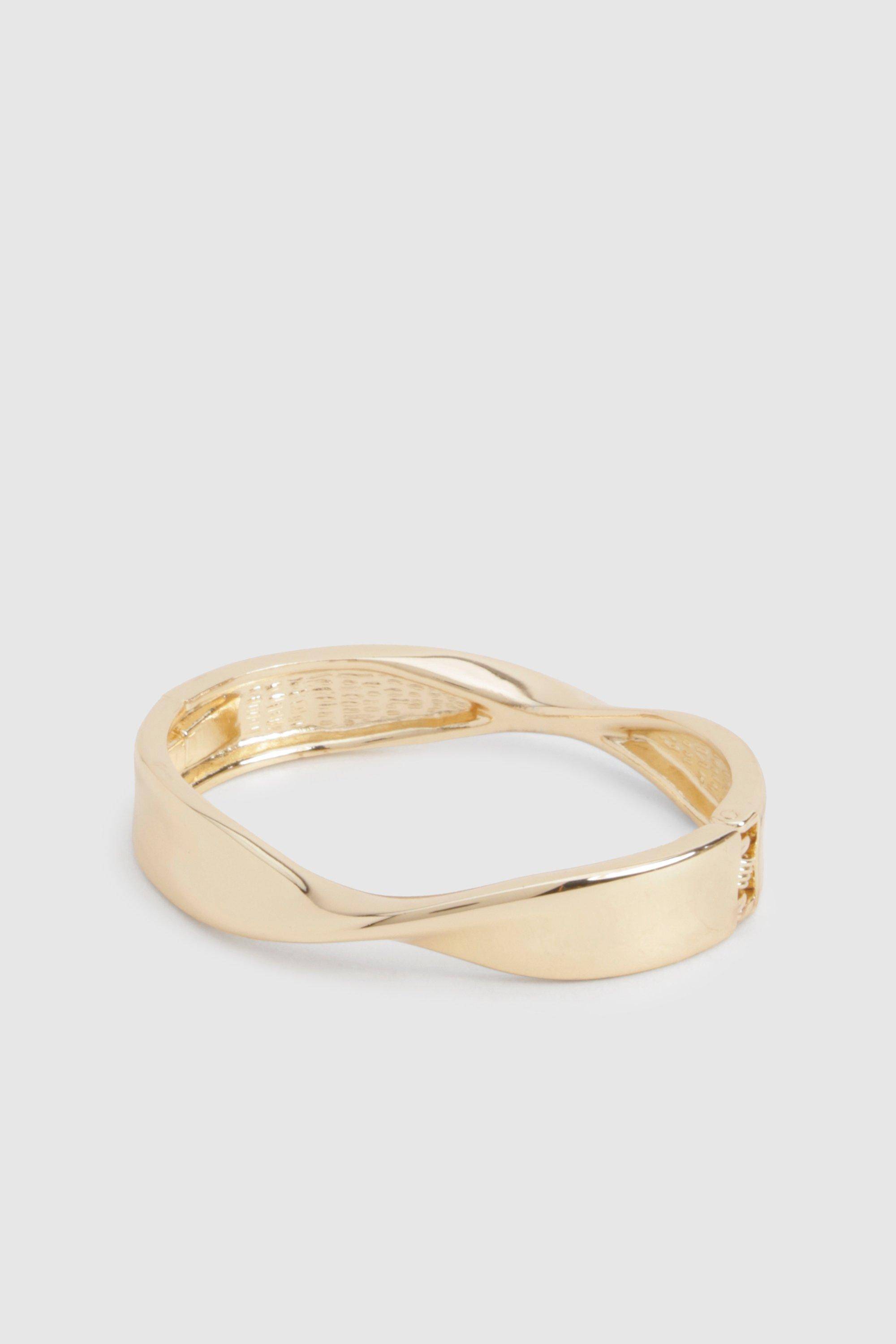 boohoo Bracelet torsadé à charnière