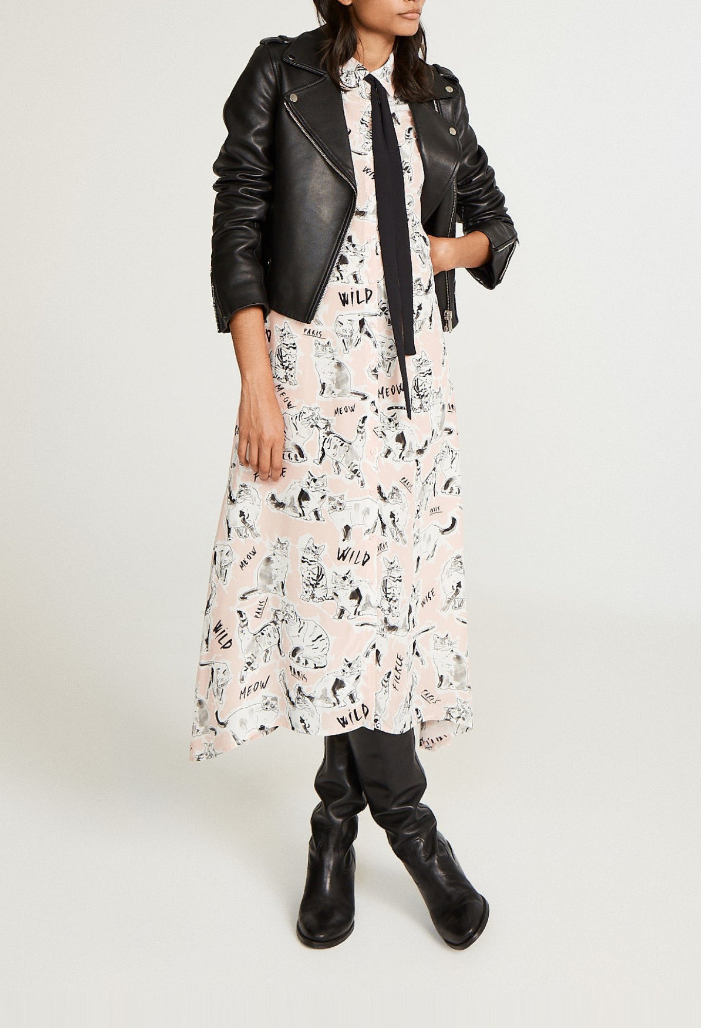 Robe-chemise imprimee