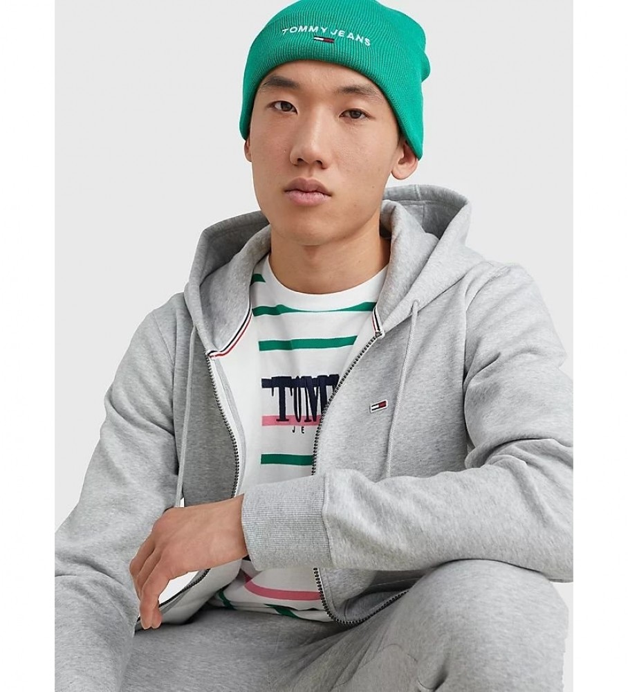 Moletom cinza com capuz Tommy Jeans