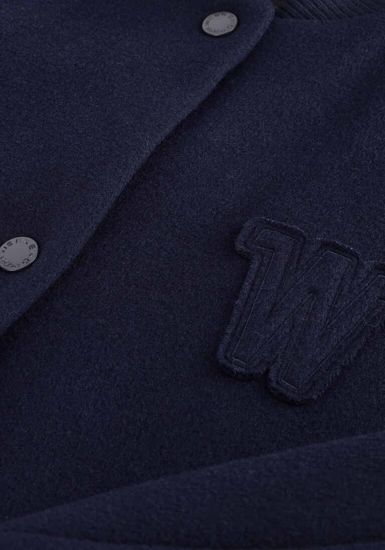 donkerblauwe max mara jack adorni