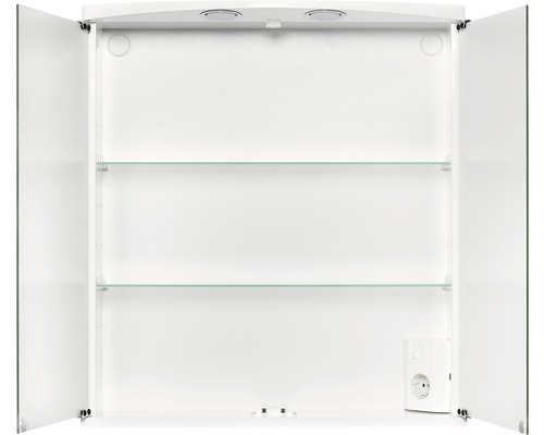 Jokey Ampado LED spiegelkast, wit, 60x66 cm, IP20