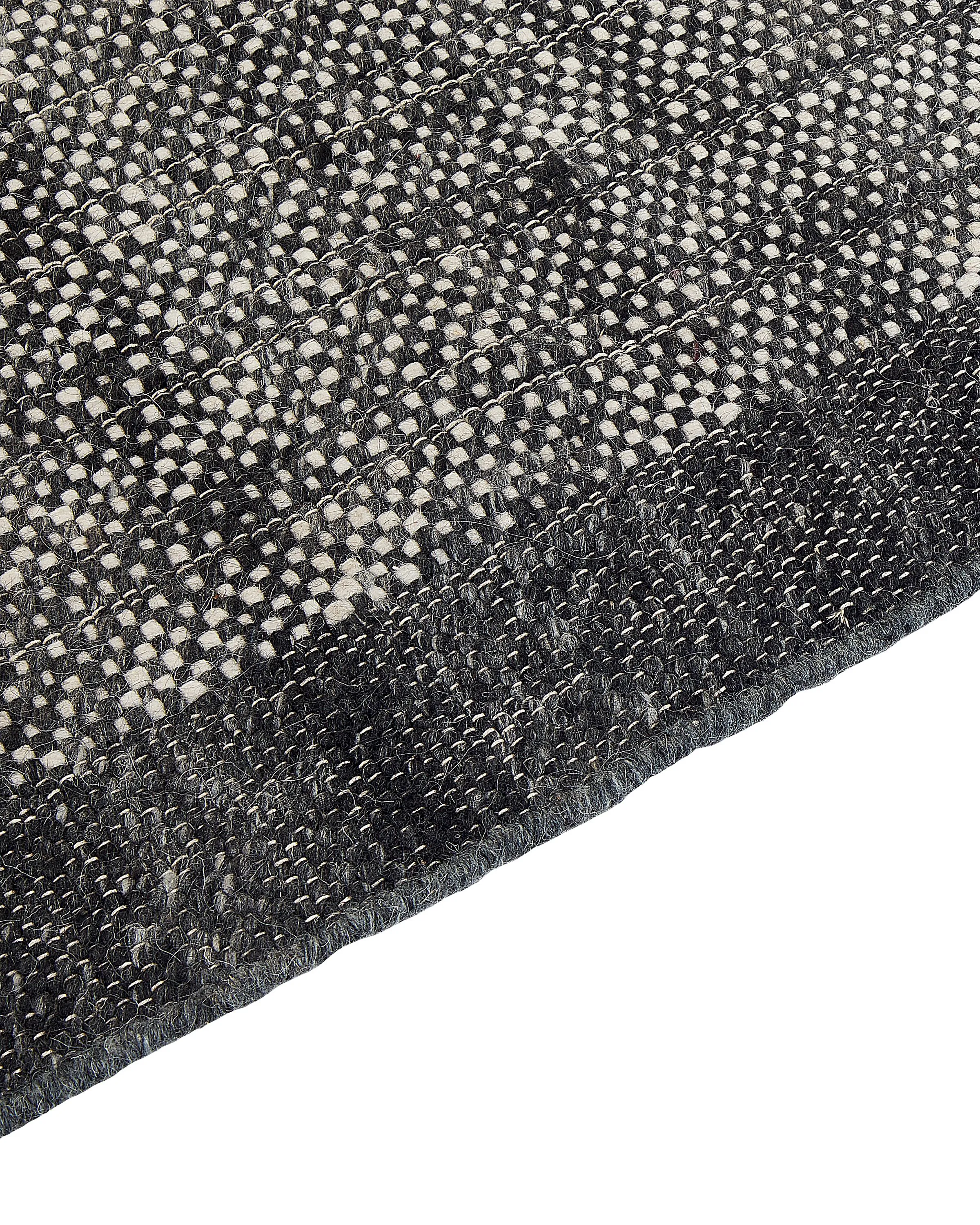 Vloerkleed ATLANTI Zwart 160 x 230 cm Wol
