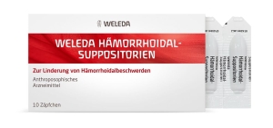 WELEDA Hämorrhoidal Suppositorien, 10 Stück