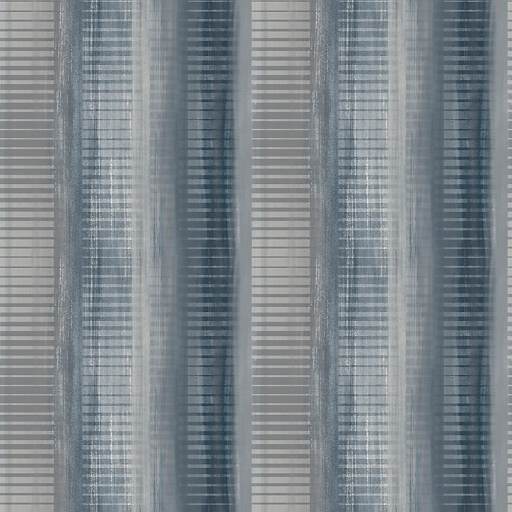 Papier vinyle sur intissé GoodHome Reiter gris et bleu