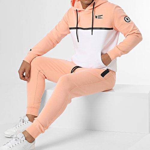 Ensemble De Survetement Candy Rose Blanc
