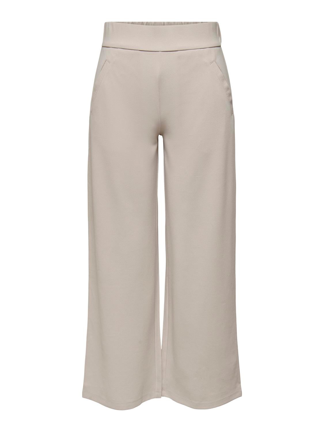 JDYLOUISVILLE Hohe Taille Weiter Beinschnitt Hose mit weitem Beinschnitt Chateau Gray