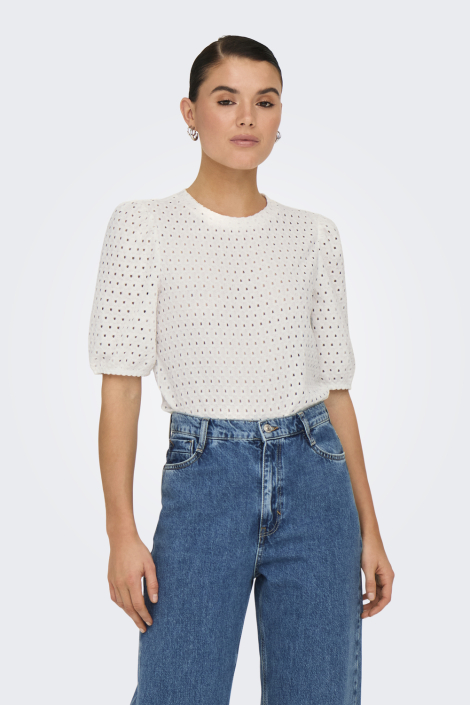 Only witte dames t-shirt