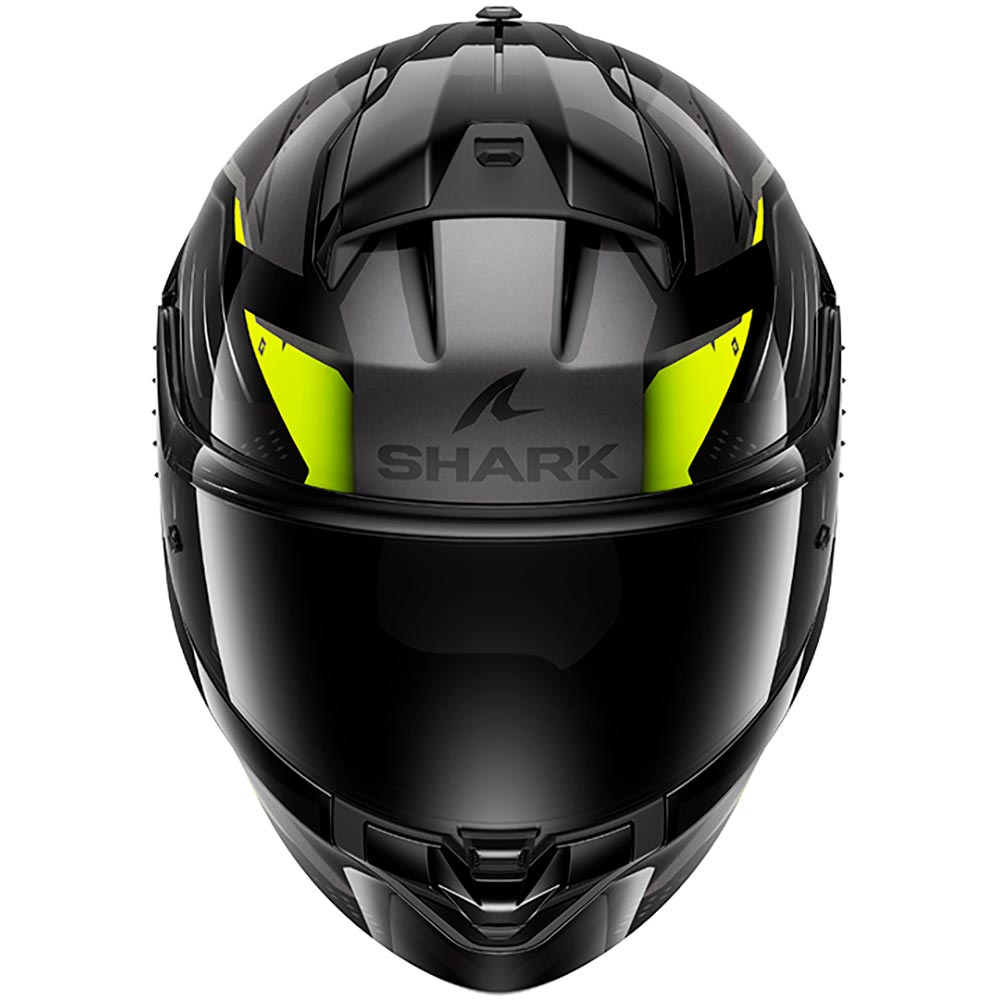 Shark - Casque Ridill 2 Bersek Gris brillant / Noir / Jaune