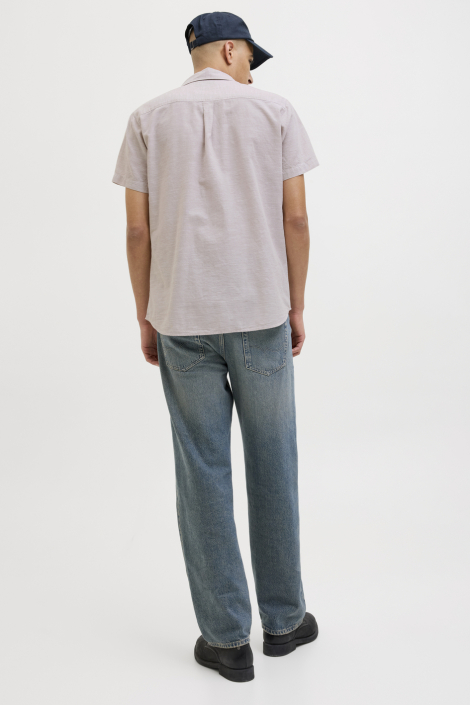 Jack & Jones beige heren overhemd