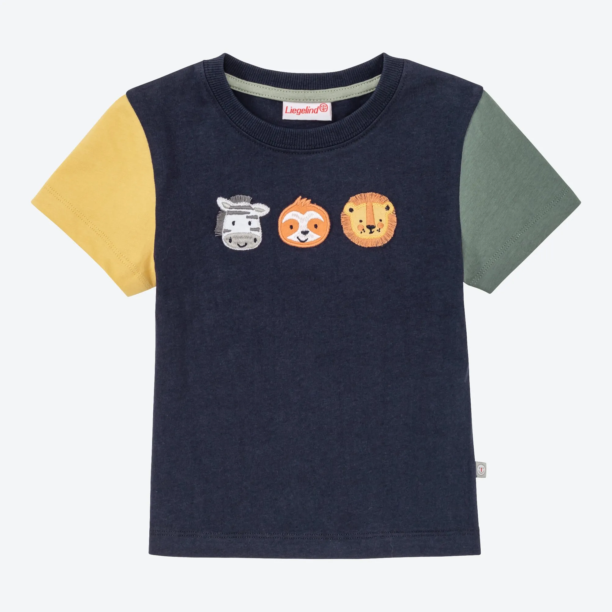 Baby-Jungen-T-Shirt mit Tier-Applikationen