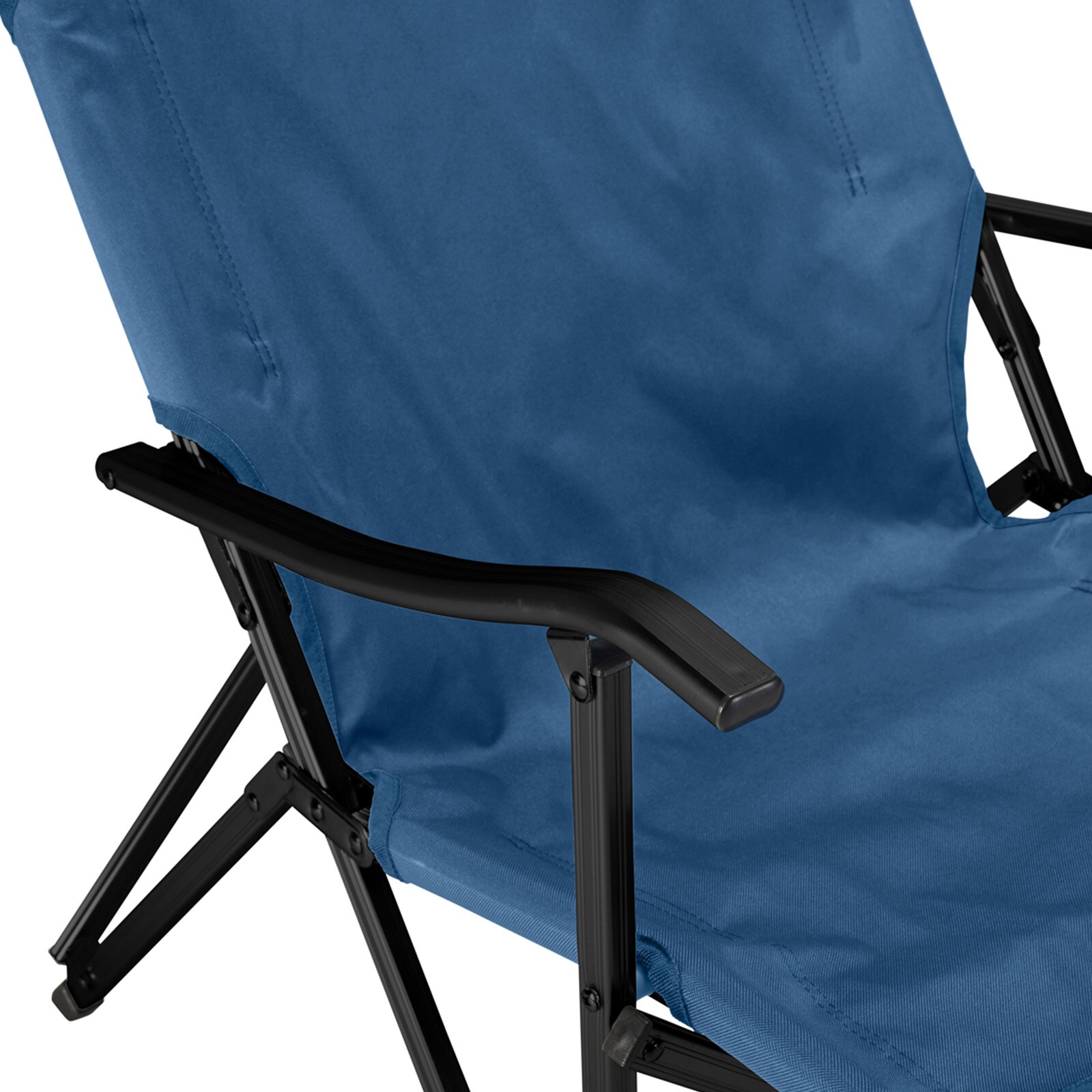 GRAND CANYON El Tovar Hochlehner Camping Falt Stuhl Outdoor Armlehne Alu 100 kg Farbe: Dark Blue