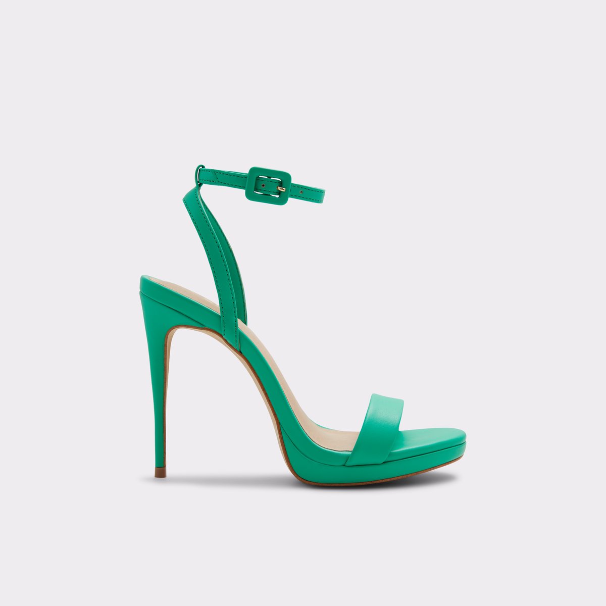 Kat Dark Green Women Strappy Sandals
