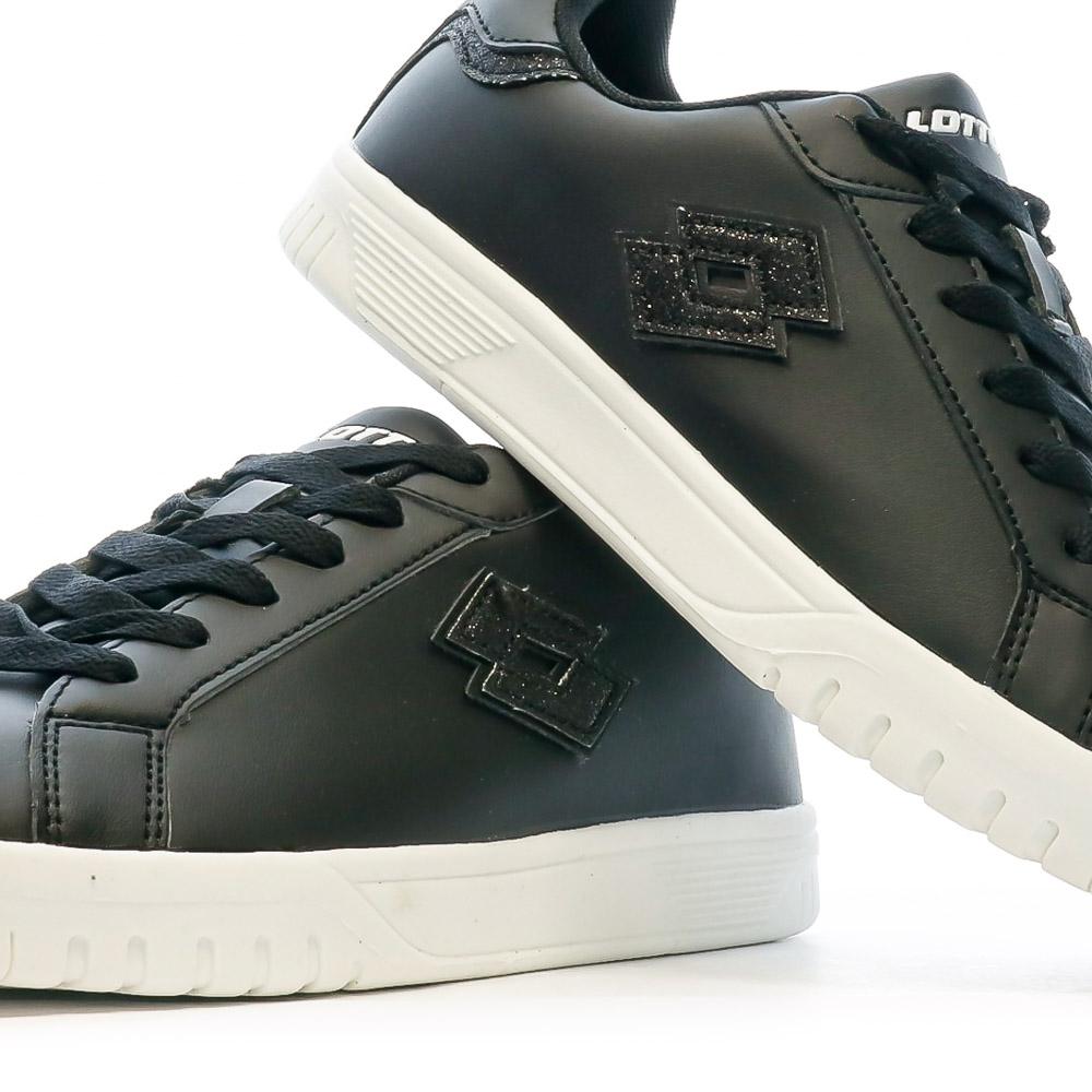 Lotto Baskets Noir Femme Lotto Venus Glitter