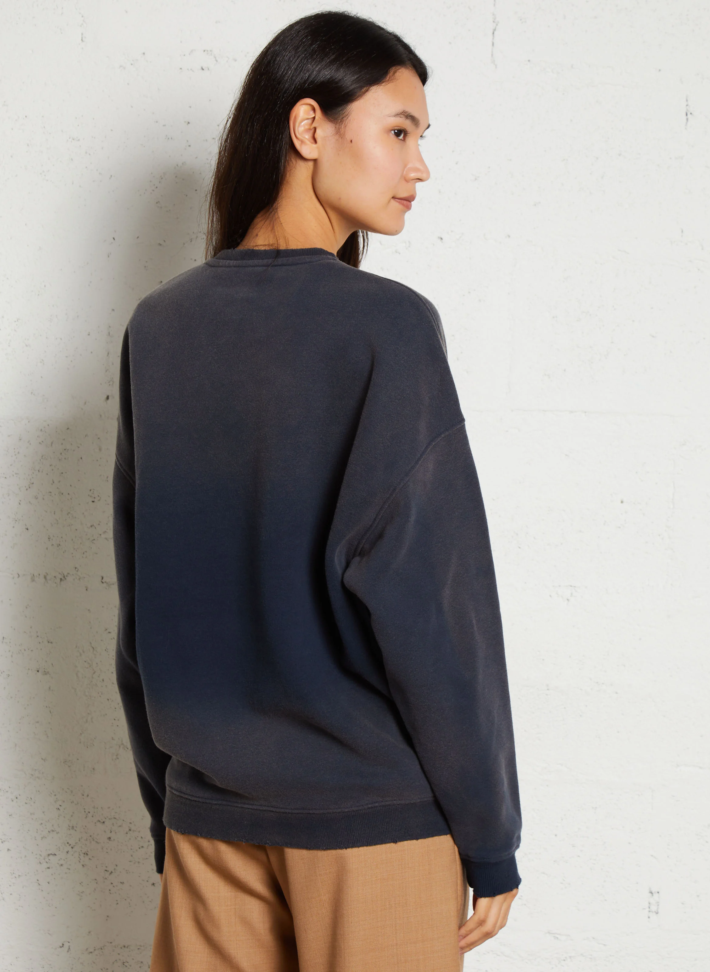 PIPER CHICAGO - Sweat imprimé en coton mélangé | Bleu
