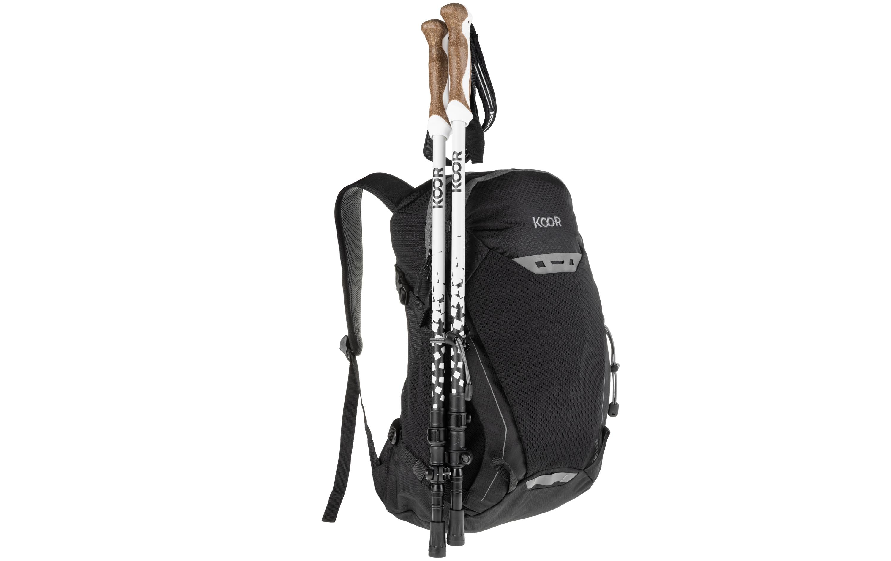 Wanderrucksack Fuurka 23 l, SchwarzFunktionaler und bequemer Bergrucksack für das ganze Jahr